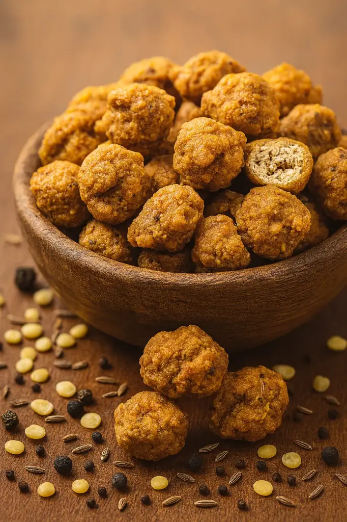 Moong Dal Masala Wadi